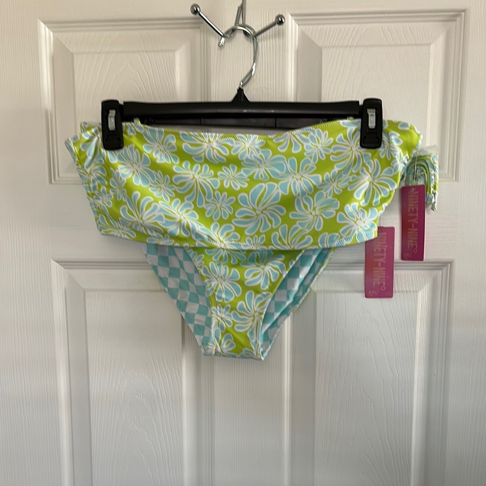 Ninety Women's Bikini - Floral and Checkered